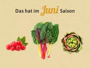 Saisonkalender für Juni