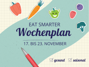 Wochenplan für die Kalenderwoche 47