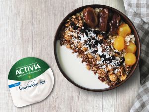 Ballaststoffbowl mit ACTIVIA griechischer Art Rezept