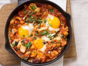 Blumenkohl-Shakshuka Rezept