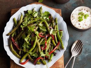 Bohnen-Paprika-Pfanne Rezept