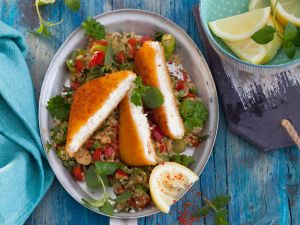 Bulgurpfanne mit Paprika Rezept