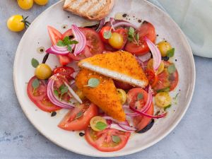 Bunter Tomatensalat Rezept