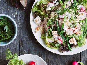 Couscoussalat mit Schafskäse Rezept