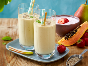 Fitness-Smoothie mit Basilikum und Papaya Rezept