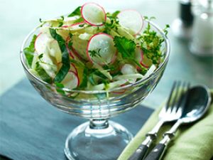 Frühlingssalat mit Radieschen