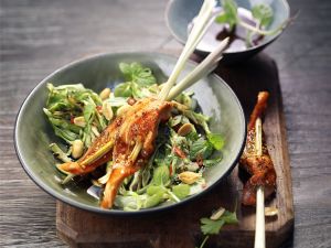 Gegrilltes Alaska Wildlachsfilet im Sparerib-Style Rezept