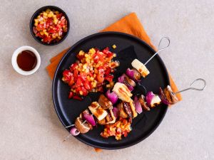 Halloumi-Spieße Rezept