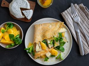 Herzhaft gefüllte Pfannkuchen Rezept