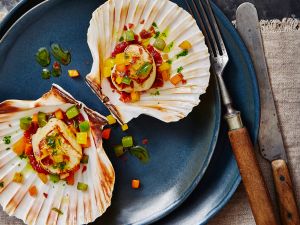 Jakobsmuscheln mit Chutney