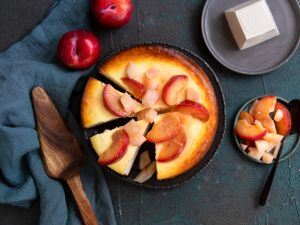 Käsekuchen mit Schokoboden Rezept