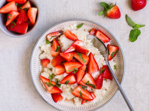 Kokosmilchreis mit Erdbeer-Ragout Rezept