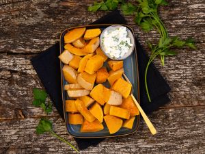 Kürbis mit Hüttenkäse Rezept