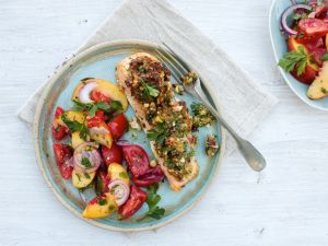Lachs mit Walnusskruste Rezept