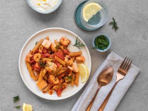 Lachs-Tomaten-Pasta Rezept