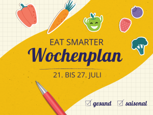 Wochenplan für die Kalenderwoche 30