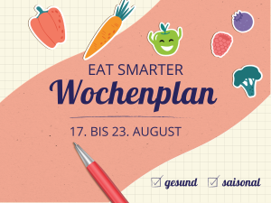 Wochenplan für die Kalenderwoche 34