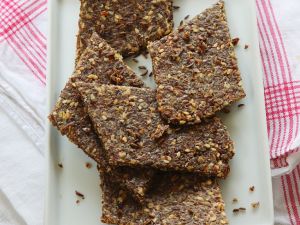 Leinsamen-Brot mit Parmesan Rezept