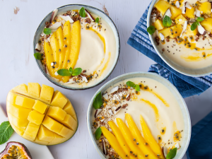 Maracuja-Mango-Bowl Rezept