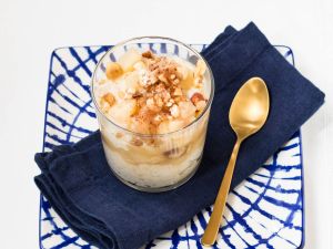 Milchreis-Nuss-Birnen-Trifle Rezept