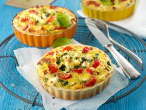 Mini-Salakis-Quiche Rezept