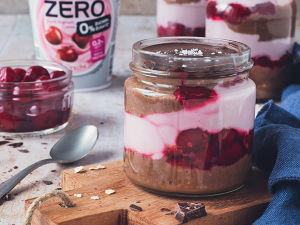 Overnight Oats mit Kirsch-Kakao