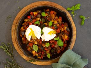 Ratatouille mit Ei Rezept