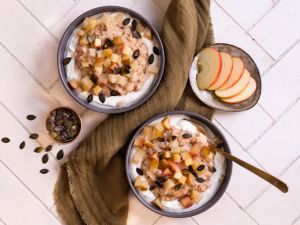 Reisflocken-Porridge Rezept