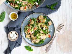 Reissalat mit Hähnchen Rezept