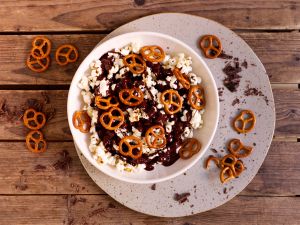 Schoko-Brezel-Popcorn Rezept