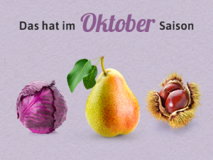 Saisonkalender für Oktober Saisonkalender für Oktober
