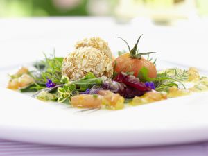 Ziegenfrischkäsekrapfen Rezept