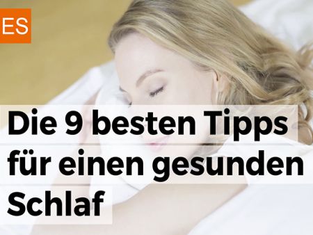 9 Tipps für einen gesunden Schlaf