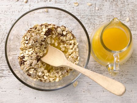 Amaranth-Hafer-Müsli Zubereitung Schritt 1 Amaranth-Hafer-Müsli Zubereitung Schritt 1