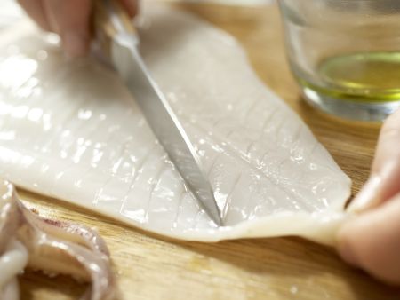 Arabische Calamari-Pfanne Zubereitung Schritt 10 Arabische Calamari-Pfanne Zubereitung Schritt 10