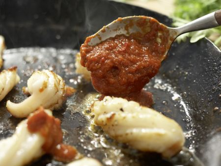 Arabische Calamari-Pfanne Zubereitung Schritt 14 Arabische Calamari-Pfanne Zubereitung Schritt 14