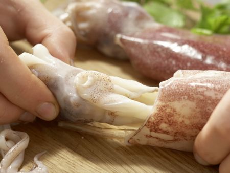 Arabische Calamari-Pfanne Zubereitung Schritt 6 Arabische Calamari-Pfanne Zubereitung Schritt 6