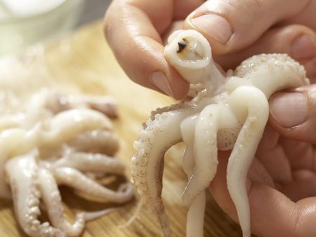 Arabische Calamari-Pfanne Zubereitung Schritt 7 Arabische Calamari-Pfanne Zubereitung Schritt 7