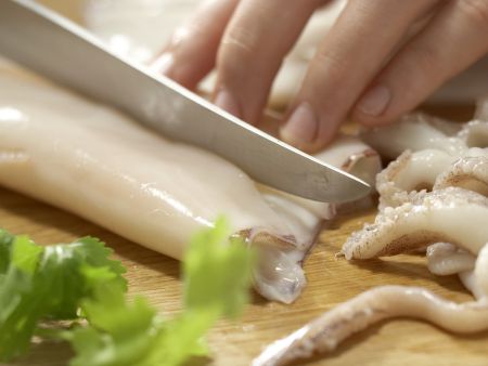 Arabische Calamari-Pfanne Zubereitung Schritt 9 Arabische Calamari-Pfanne Zubereitung Schritt 9