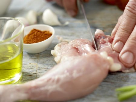 Arabischer Hähnchentopf Zubereitung Schritt 1 Arabischer Hähnchentopf Zubereitung Schritt 1