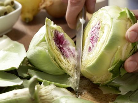 Artischocken-Cremesuppe Zubereitung Schritt 2 Artischocken-Cremesuppe Zubereitung Schritt 2