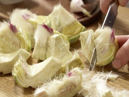 Artischocken-Cremesuppe Zubereitung Schritt 3 Artischocken-Cremesuppe Zubereitung Schritt 3