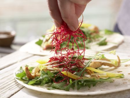Asia-Wraps Zubereitung Schritt 6 Asia-Wraps Zubereitung Schritt 6