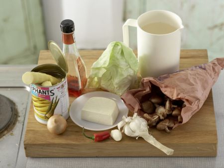 Asiatische Kohlsuppe Zubereitung Schritt 1 Asiatische Kohlsuppe Zubereitung Schritt 1