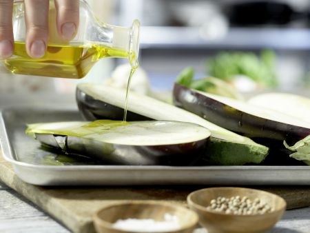 Auberginen-Bruschetta Zubereitung Schritt 3 Auberginen-Bruschetta Zubereitung Schritt 3
