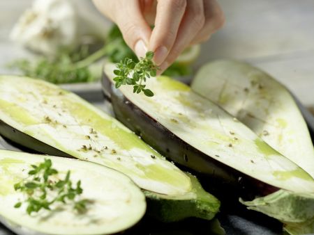 Auberginen-Bruschetta Zubereitung Schritt 4 Auberginen-Bruschetta Zubereitung Schritt 4