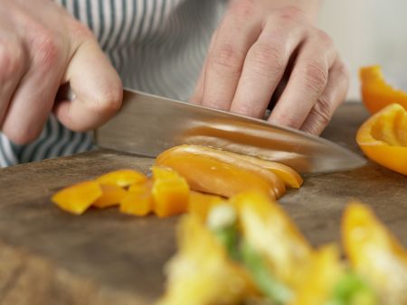 Auberginen-Cannelloni Zubereitung Schritt 1 Auberginen-Cannelloni Zubereitung Schritt 1