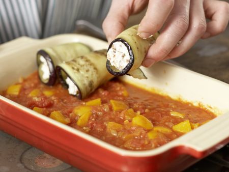 Auberginen-Cannelloni Zubereitung Schritt 10 Auberginen-Cannelloni Zubereitung Schritt 10