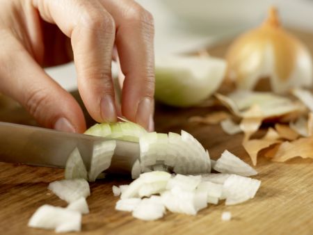 Auberginen-Lasagne Zubereitung Schritt 1 Auberginen-Lasagne Zubereitung Schritt 1