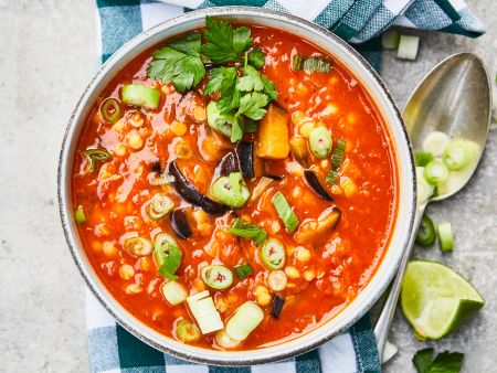 Auberginen-Linsen-Eintopf